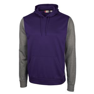 Purple and Gray Men's Lightweight Hoodie